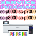 Service program sc P6000 sc P7000 sc P8000 sc P9000