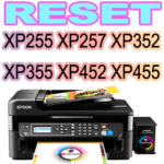 Reset Epson XP255 XP257 XP352 XP355 XP452 XP455