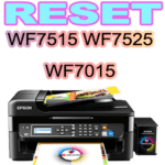 Reset Epson WF7515 WF7525 WF7015