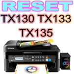 Reset Epson TX130 TX133 TX135