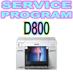 Service program Epson SureLab SL-D800