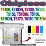 Chipless Chip virtual T5100, T5100N, T5130, T5140, T5150, T5150N, T5160, T5160N, T5170, T5180 y T5180N